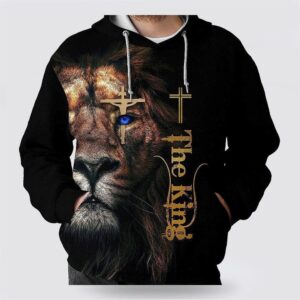 The King Lion Cross 3D Hoodies For Women Men God 3D Printed Hoodie Christian Apparel Hoodies 2 nioyat.jpg