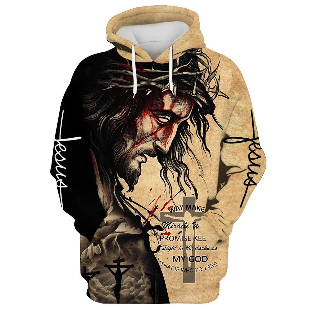 The Face Of Jesus, Way Maker Miracle Worker Promise Keeper My God Hoodie For Men & Women, God 3D Printed Hoodie, Christian Apparel Hoodies The Face Of Jesus, Way Maker Miracle Worker Promise Keeper My God Hoodie For Men & Women, God 3D Printed Hoodie, Christian Apparel Hoodies