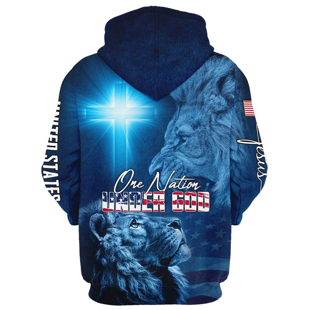 One Nation Under God Hoodie For Men & Women, God 3D Printed Hoodie, Christian Apparel Hoodies One Nation Under God Hoodie For Men & Women, God 3D Printed Hoodie, Christian Apparel Hoodies