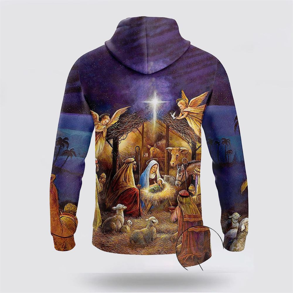Nativity Scene 3D Hoodies For Women Men, God 3D Printed Hoodie, Christian Apparel Hoodies Nativity Scene 3D Hoodies For Women Men, God 3D Printed Hoodie, Christian Apparel Hoodies