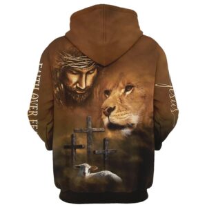 Lion Lamb Jesus Faith Over Fear Hoodie For Men Women God 3D Printed Hoodie Christian Apparel Hoodies 2 w9ej4w.jpg