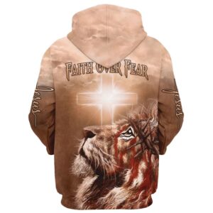 Lion Cross Faith Over Fear Hoodie For Men Women God 3D Printed Hoodie Christian Apparel Hoodies 2 anfjbe.jpg