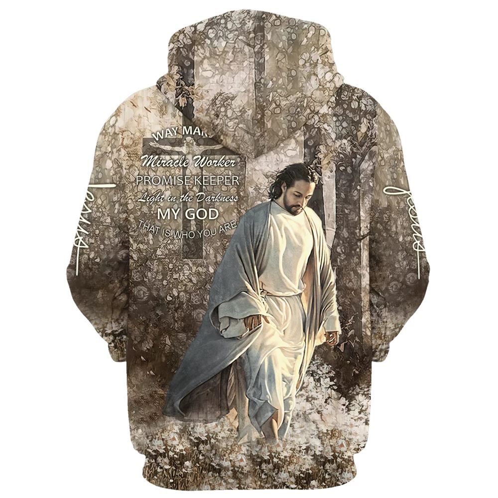 Jesus Walking Through The Fields Hoodie Way Maker Miracle Worker Hoodies Jesus Hoodie Men & Women, God 3D Printed Hoodie, Christian Apparel Hoodies Jesus Walking Through The Fields Hoodie Way Maker Miracle Worker Hoodies Jesus Hoodie Men & Women, God 3D Printed Hoodie, Christian Apparel Hoodies
