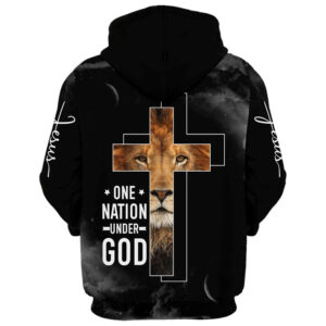 Jesus The Lion Of Judah One Nation Under God Hoodies Jesus Hoodie Men Women God 3D Printed Hoodie Christian Apparel Hoodies 2 o5bm3k.jpg
