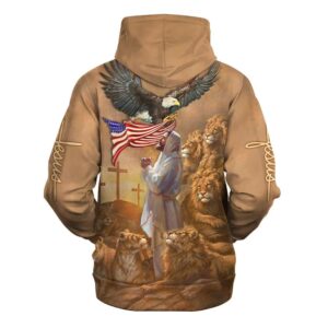 Jesus Praying With Lion Hoodies Jesus Hoodie Men Women God 3D Printed Hoodie Christian Apparel Hoodies 2 folyjs.jpg