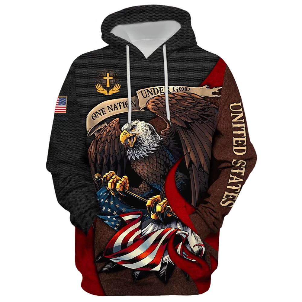 Jesus One Nation Under God American Flag Hoodie For Men & Women, God 3D Printed Hoodie, Christian Apparel Hoodies Jesus One Nation Under God American Flag Hoodie For Men & Women, God 3D Printed Hoodie, Christian Apparel Hoodies