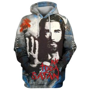 Jesus Not Today Satan Life Of Jesus, Christian Hoodies Jesus Hoodie Men & Women, God 3D Printed Hoodie, Christian Apparel Hoodies