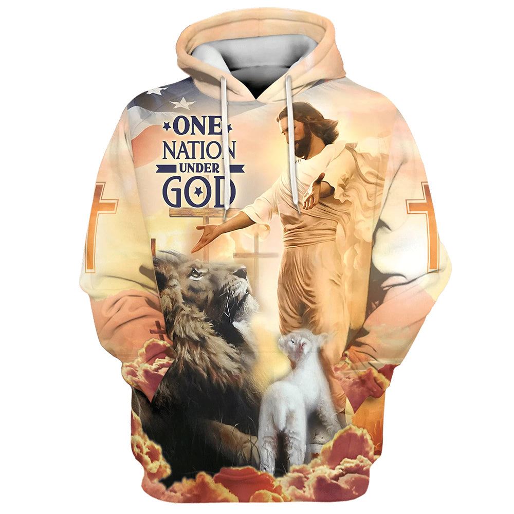 Jesus Lion Of Judah Lamb Of God One Nation Under God Hoodies Jesus Hoodie Men & Women, God 3D Printed Hoodie, Christian Apparel Hoodies Jesus Lion Of Judah Lamb Of God One Nation Under God Hoodies Jesus Hoodie Men & Women, God 3D Printed Hoodie, Christian Apparel Hoodies