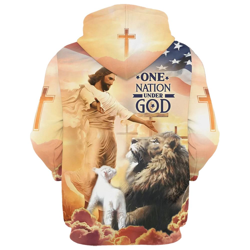 Jesus Lion Of Judah Lamb Of God One Nation Under God Hoodies Jesus Hoodie Men & Women, God 3D Printed Hoodie, Christian Apparel Hoodies Jesus Lion Of Judah Lamb Of God One Nation Under God Hoodies Jesus Hoodie Men & Women, God 3D Printed Hoodie, Christian Apparel Hoodies