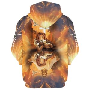 Jesus Lion King And Lamb Cross 3D Hoodies Jesus Hoodie Men Women God 3D Printed Hoodie Christian Apparel Hoodies 2 wyvmso.jpg