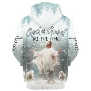 Jesus Lambs God Is Good All The Time 3D Hoodies Jesus Hoodie Men Women God 3D Printed Hoodie Christian Apparel Hoodies 2 xfwp0u.jpg