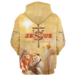 Jesus Is My Savior, Jesus And Lion Hoodie For Men & Women, God 3D Printed Hoodie, Christian Apparel Hoodies 1 Jesus Is My Savior Jesus And Lion Hoodie For Men Women God 3D Printed Hoodie Christian Apparel Hoodies 2 srbqom.jpg