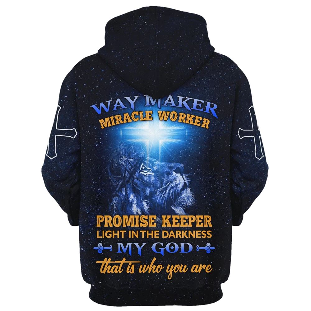 Jesus Is My Savior Hoodie For Men & Women, God 3D Printed Hoodie, Christian Apparel Hoodies