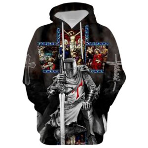 Jesus Is My God My King My Lord My Savior Hoodie For Men & Women, God 3D Printed Hoodie, Christian Apparel Hoodies