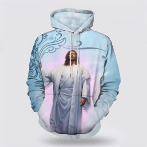 Jesus He Lives 3D Hoodies For Women Men, God 3D Printed Hoodie, Christian Apparel Hoodies
