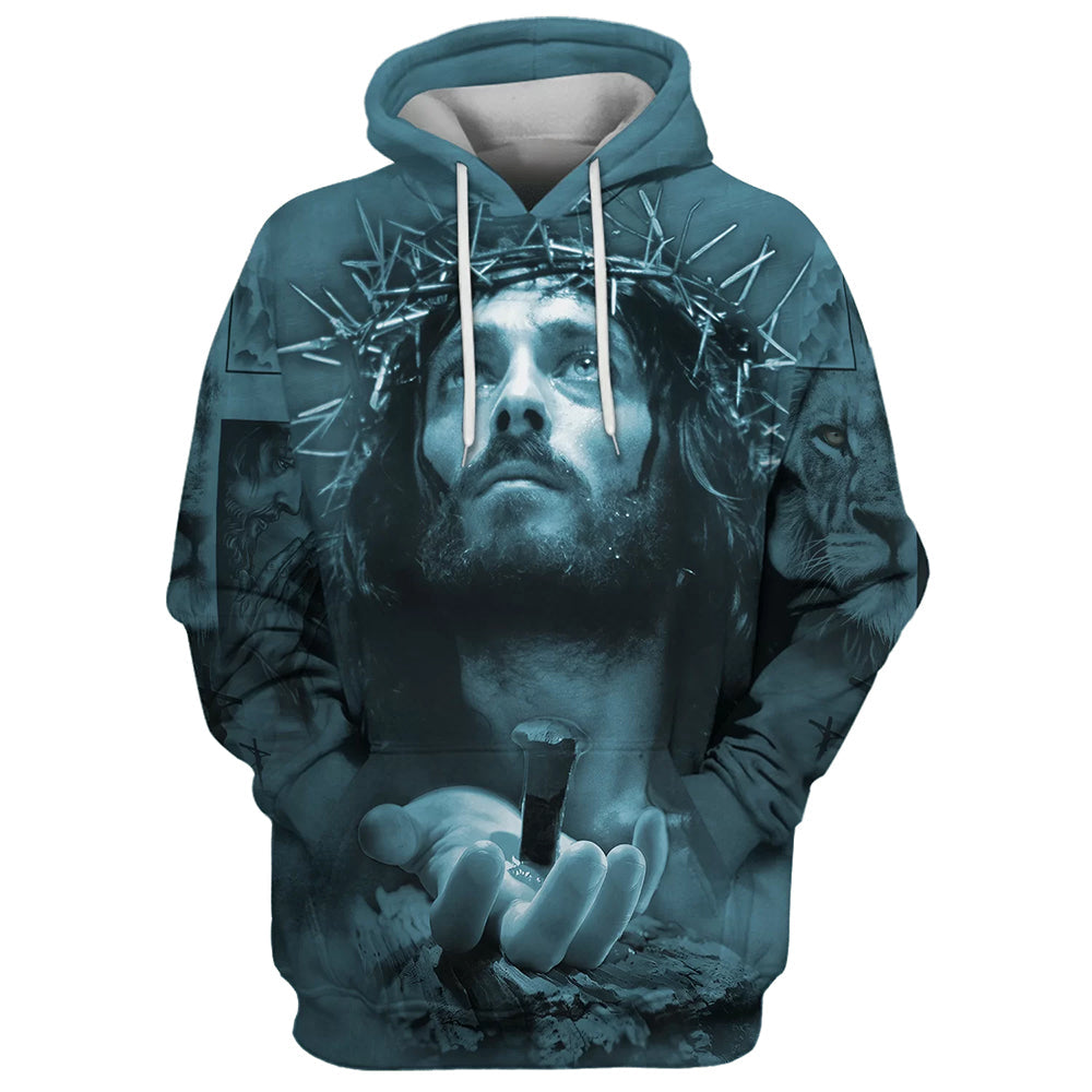 Jesus Crown Of Thorns Hoodie I May Not Be Perfect But Jesus Thinks I’m To Die For Hoodies, God 3D Printed Hoodie, Christian Apparel Hoodies