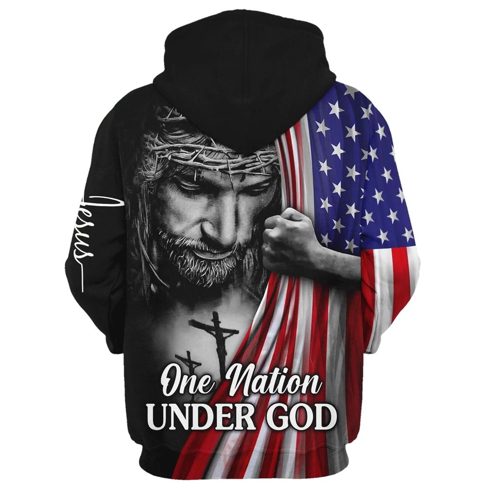 Jesus Christian Flag American, One Nation Under God Hoodie For Men & Women, God 3D Printed Hoodie, Christian Apparel Hoodies Jesus Christian Flag American, One Nation Under God Hoodie For Men & Women, God 3D Printed Hoodie, Christian Apparel Hoodies