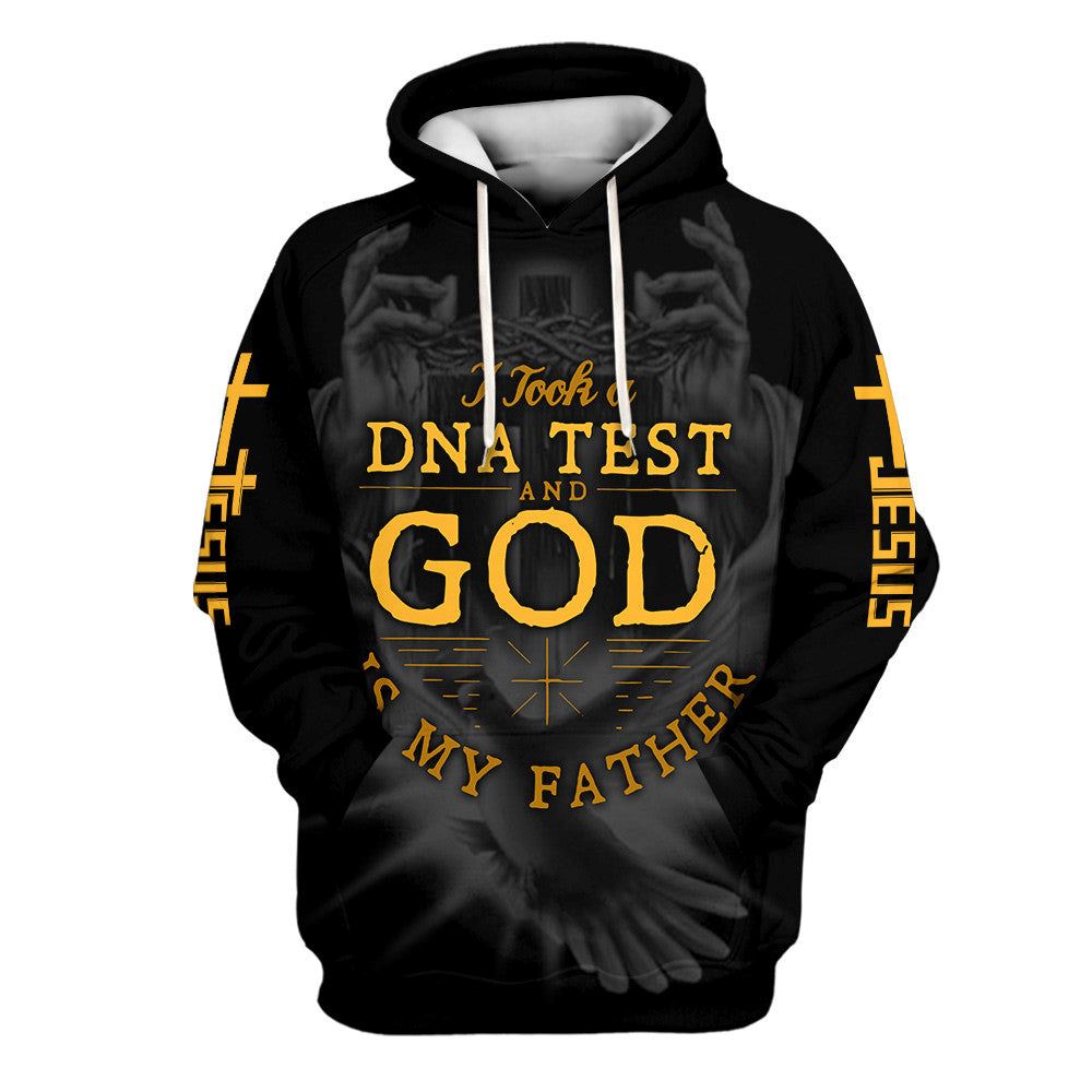 I Took A Dna Test And God Is My Father Hoodies Men & Women, God 3D Printed Hoodie, Christian Apparel Hoodies I Took A Dna Test And God Is My Father Hoodies Men & Women, God 3D Printed Hoodie, Christian Apparel Hoodies