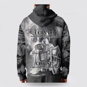 I Can Do All Things Through Christ The Warrior Of Christ Lion 3D Hoodies For Women Men God 3D Printed Hoodie Christian Apparel Hoodies 3 iskxix.jpg