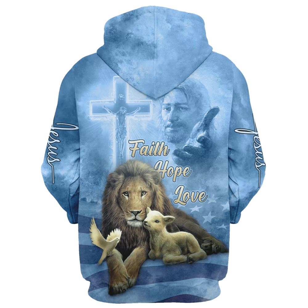 Faith Hope Love, The Hand Of God, Lion, Sheep And Bird Hoodie For Men & Women, God 3D Printed Hoodie, Christian Apparel Hoodies Faith Hope Love, The Hand Of God, Lion, Sheep And Bird Hoodie For Men & Women, God 3D Printed Hoodie, Christian Apparel Hoodies