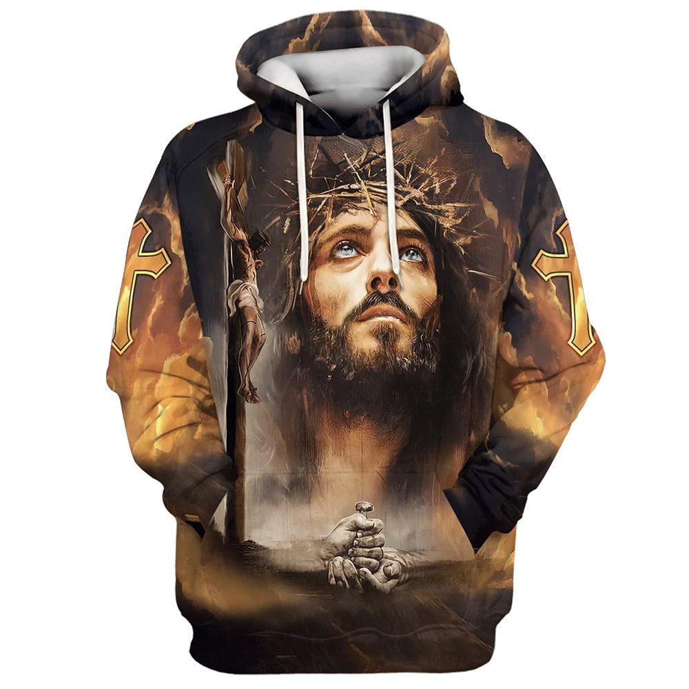 Crucifixion Of Jesus Hoodies Jesus Hoodie Men & Women, God 3D Printed Hoodie, Christian Apparel Hoodies Crucifixion Of Jesus Hoodies Jesus Hoodie Men & Women, God 3D Printed Hoodie, Christian Apparel Hoodies