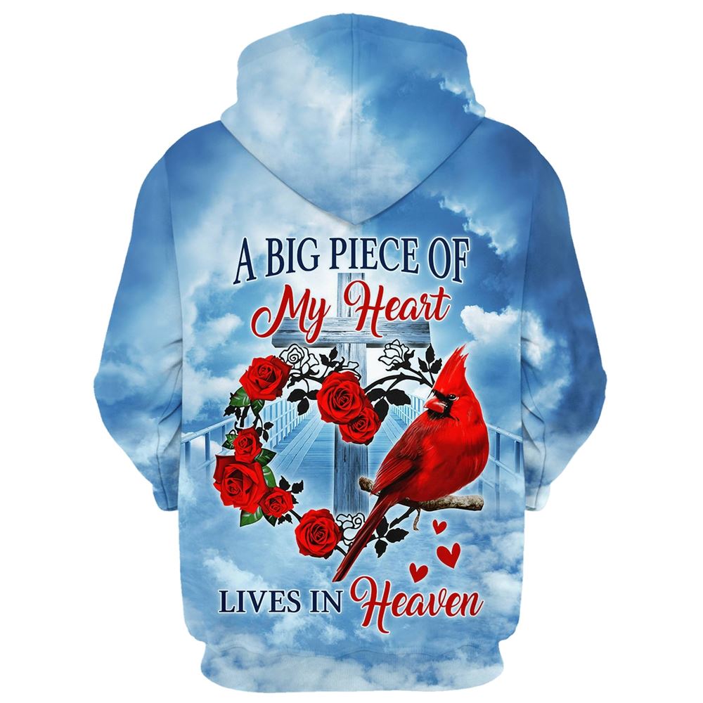 Cardinal A Big Piece Of My Heart Lives In Heaven 3D Hoodies Men & Women, God 3D Printed Hoodie, Christian Apparel Hoodies Cardinal A Big Piece Of My Heart Lives In Heaven 3D Hoodies Men & Women, God 3D Printed Hoodie, Christian Apparel Hoodies