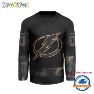 NHL Tampa Bay Lightning Military Appreciation Design Hockey Jersey