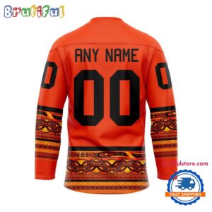 nhl tampa bay lightning national day for truth and reconciliation design hockey jersey sport jersey shirt5369