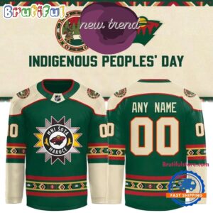 Minnesota Wild 2026 Indigenous Peoples Day Personalized Hockey Jersey