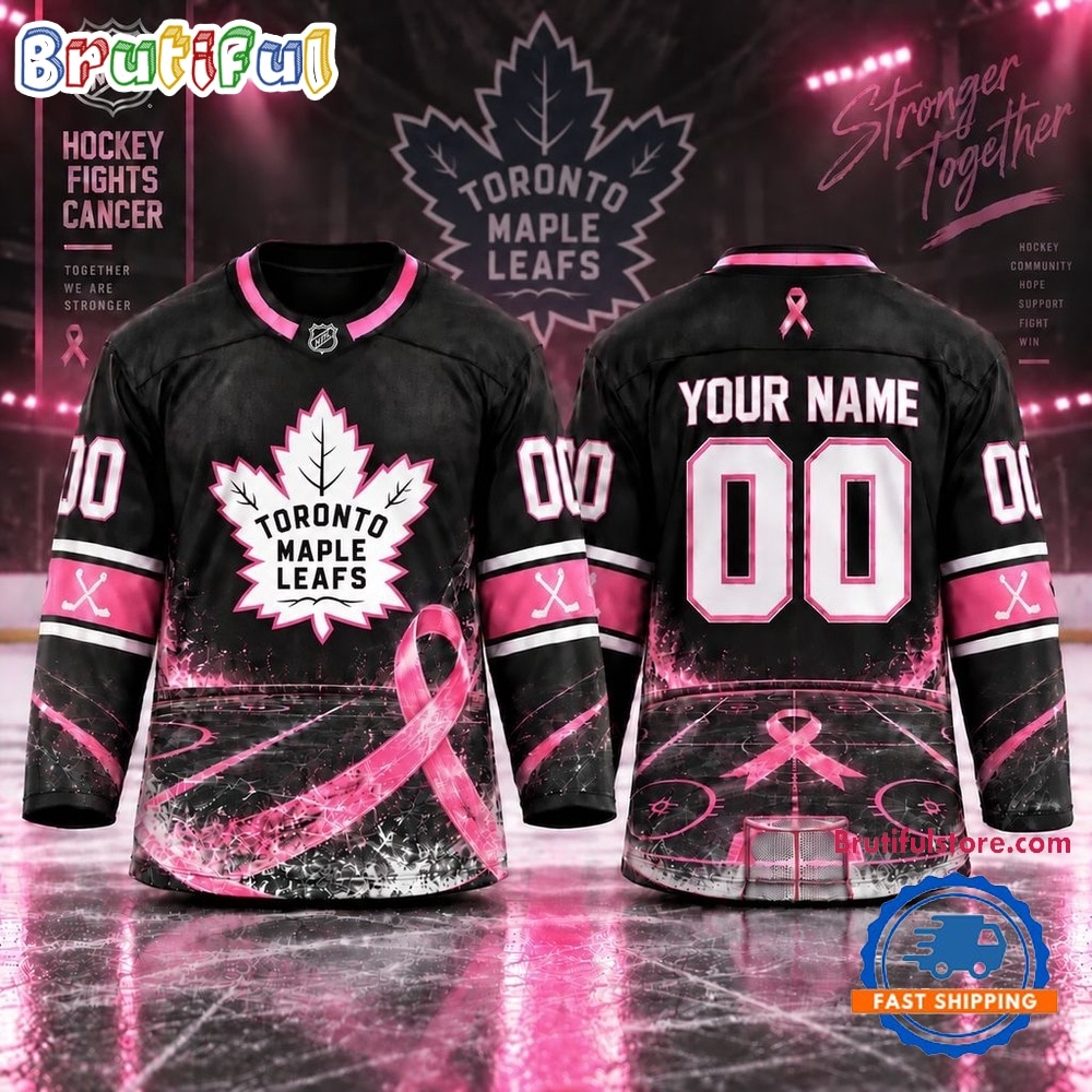 NHL Toronto Maple Leafs Pink Fights Breast Cancer 2026 Personalized Hockey Jersey NHL Toronto Maple Leafs Pink Fights Breast Cancer 2026 Personalized Hockey Jersey