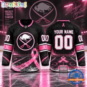 NHL Buffalo Sabres Pink Fights Breast Cancer 2026 Personalized Hockey Jersey