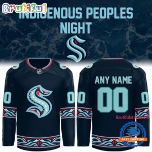 Seattle Kraken Indigenous Peoples Night 2026 Custom Hockey Jersey