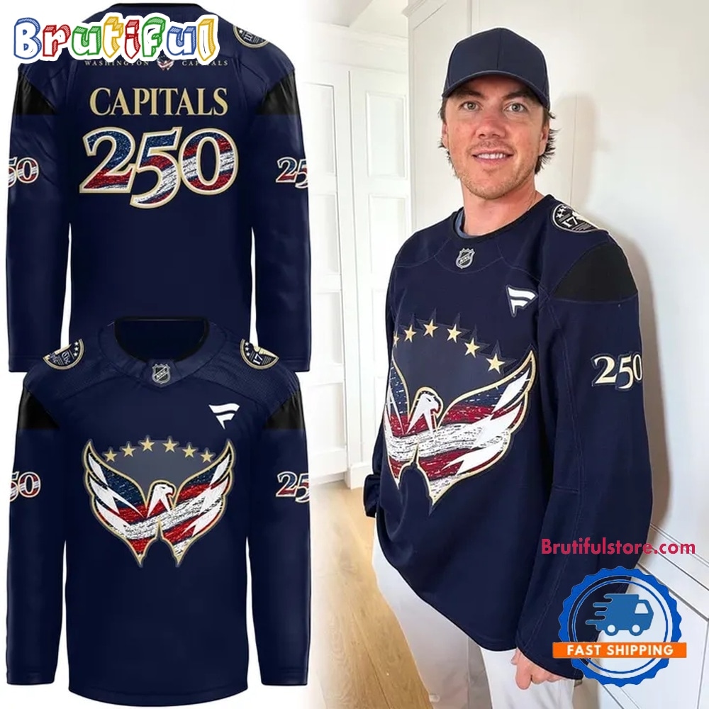 Washington Capitals America 250 Commemorative Hockey Jersey Washington Capitals America 250 Commemorative Hockey Jersey