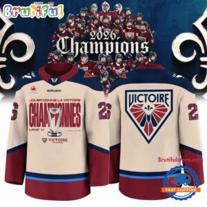 Montreal Victoire 2026 PWHL Walter Cup Champions New Design Hockey Jersey