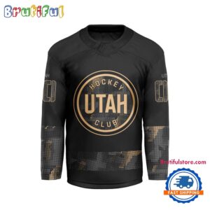 NHL Utah Hockey Club Military Appreciation Design Hockey Jersey