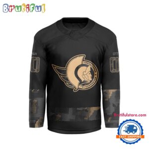 NHL Ottawa Senators Military Appreciation Design Hockey Jersey
