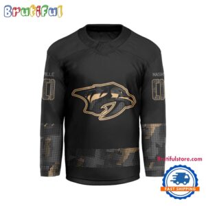 NHL Nashville Predators Military Appreciation Design Hockey Jersey