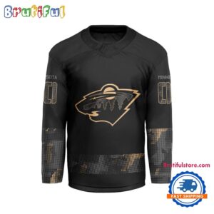 NHL Minnesota Wild Military Appreciation Design Hockey Jersey