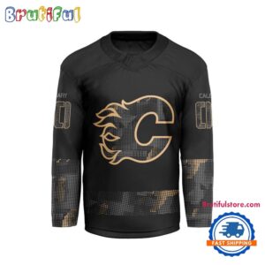 NHL Calgary Flames Military Appreciation Design Hockey Jersey