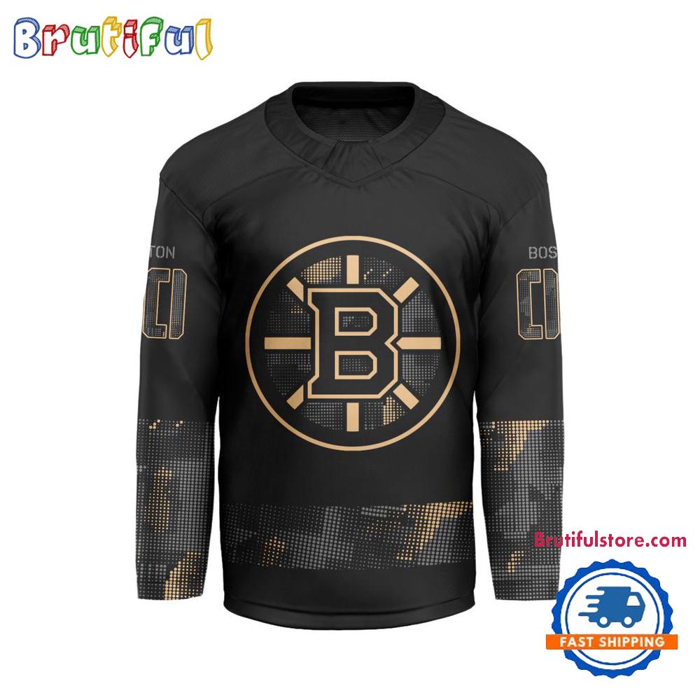NHL Boston Bruins Military Appreciation Design Hockey Jersey NHL Boston Bruins Military Appreciation Design Hockey Jersey