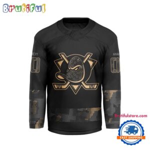 NHL Anaheim Ducks Military Appreciation Design Hockey Jersey