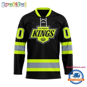 NHL Los Angeles Kings Honoring Firefighters Lace Hockey Jersey