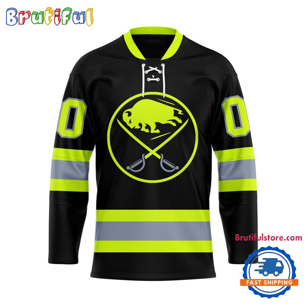 NHL Buffalo Sabres Honoring Firefighters Lace Hockey Jersey NHL Buffalo Sabres Honoring Firefighters Lace Hockey Jersey