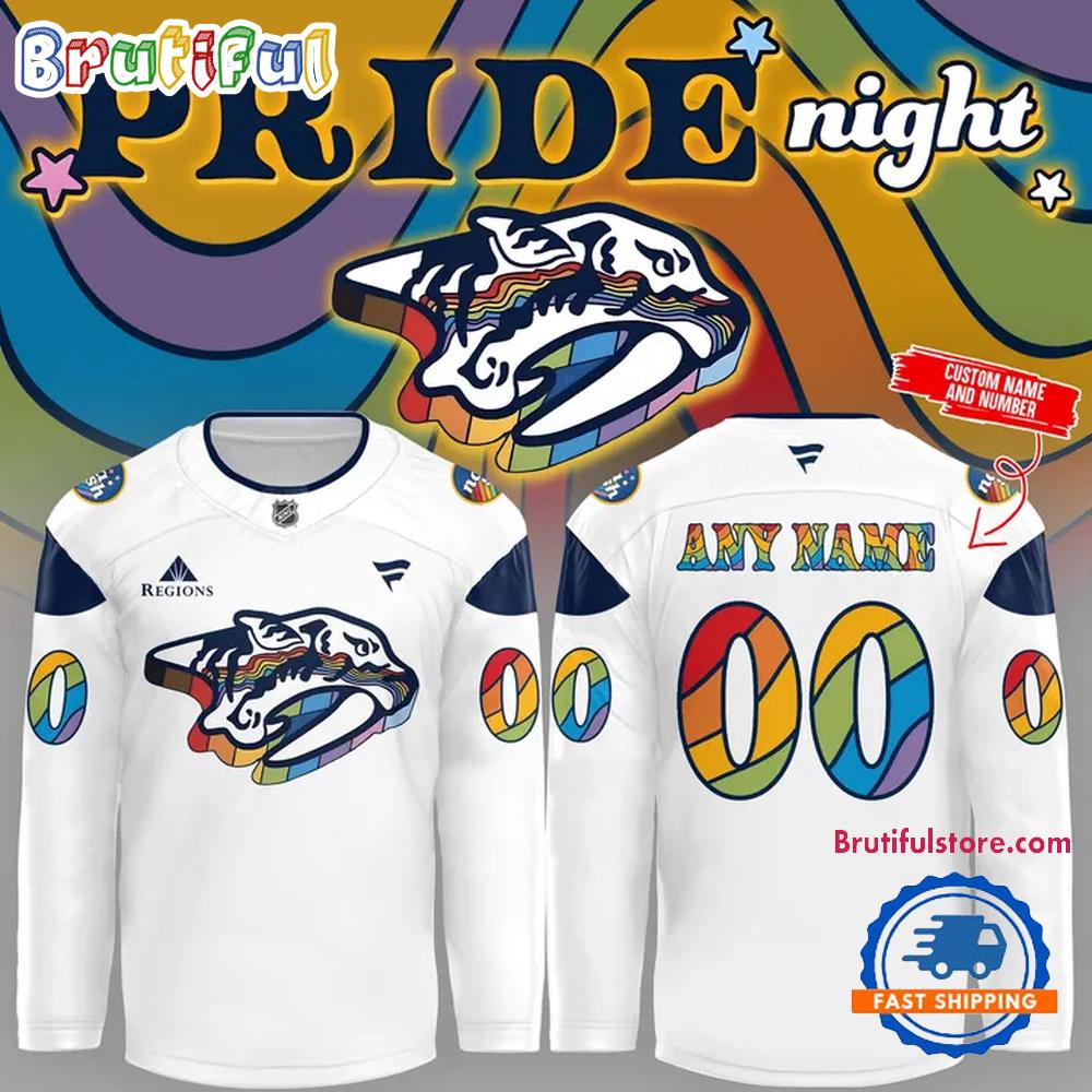 Nashville Predators Pride Night 2026 Limited Edition Hockey Jerseys Nashville Predators Pride Night 2026 Limited Edition Hockey Jerseys