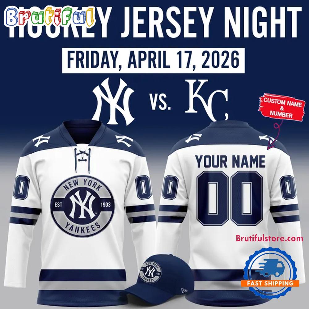 New York Yankees Hockey Jersey Night 2026 Limited Edition Jersey Shirt New York Yankees Hockey Jersey Night 2026 Limited Edition Jersey Shirt