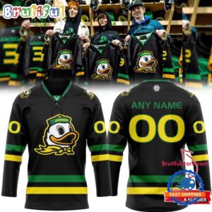 Oregon Ducks 2026 PFP Bend Outdoor Classic Hockey Jerseys