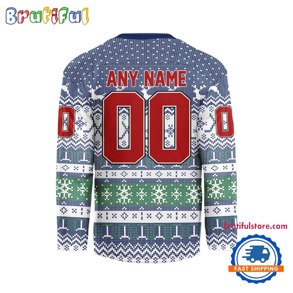 Vancouver Canucks 2026 NHL Christmas Personalized Hockey Jersey Design Vancouver Canucks 2026 NHL Christmas Personalized Hockey Jersey Design