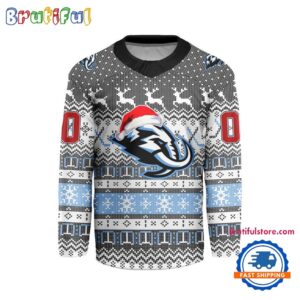 Utah Mammoth 2026 NHL Christmas Personalized Hockey Jersey Design
