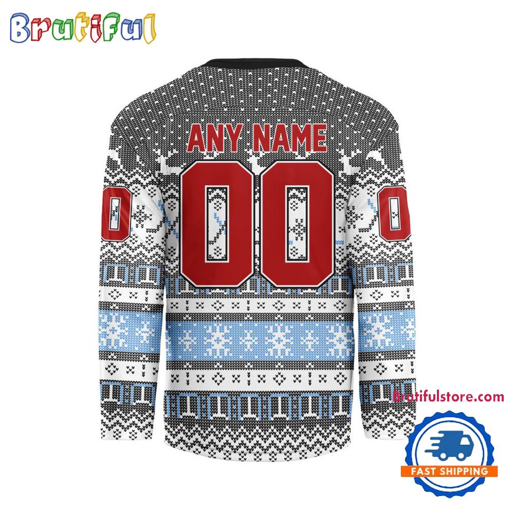Utah Mammoth 2026 NHL Christmas Personalized Hockey Jersey Design Utah Mammoth 2026 NHL Christmas Personalized Hockey Jersey Design