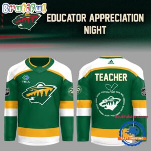 Minnesota Wild Educators Appreciation Night 2026 Hockey Jersey